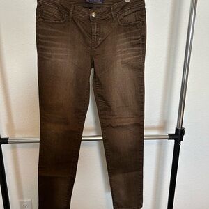 Devine Rights of Denim Brown Women's Stretch Skinny Jeans